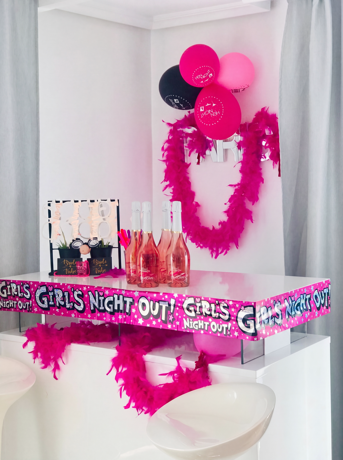 Hen party decorations at My Pretty Payma